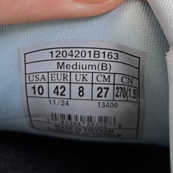 Brooks Ghost Max 2 Womens Size 10 Blue White Athletic Running Shoes Sneakers - Picture 9 of 10